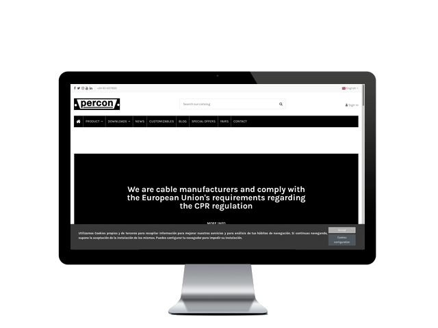 Web del cliente - percon.es