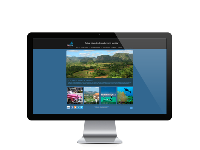 Web del cliente - pisantravels.com