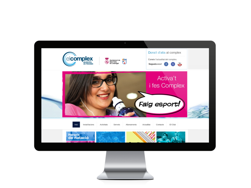 Web del cliente - piscinasantfeliu.com