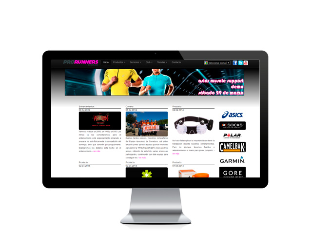 Web del cliente - prorunners.es