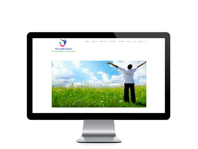 Web del cliente - psicobenestar.cat
