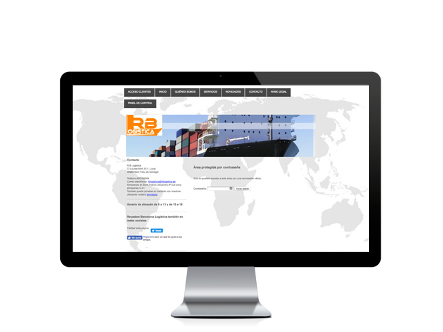 Web del cliente - rblogistica.es