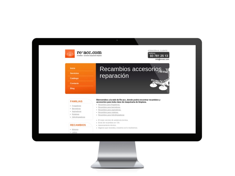 Web del cliente - re-acc.com
