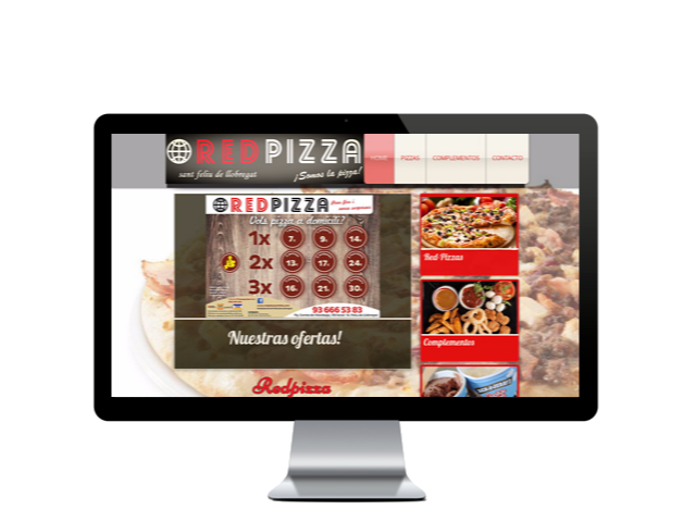 Web del cliente - redpizzasantfeliu.com
