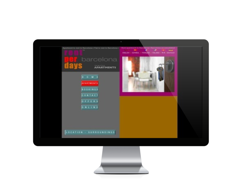 Web del cliente - rentperdaysbarcelona.com