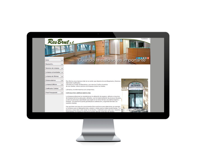 Web del cliente - resbrut.com