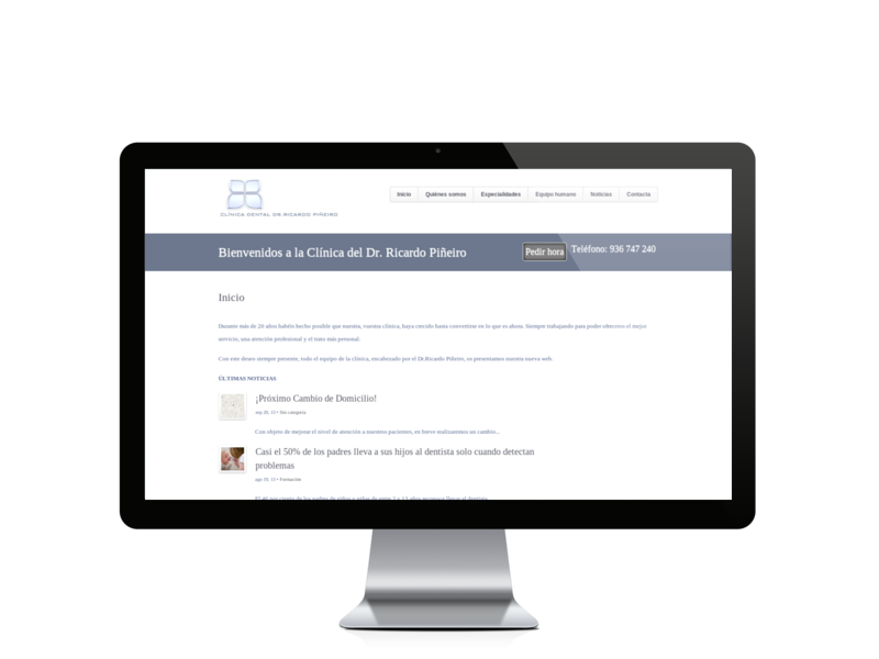 Web del cliente - rpineiro.com