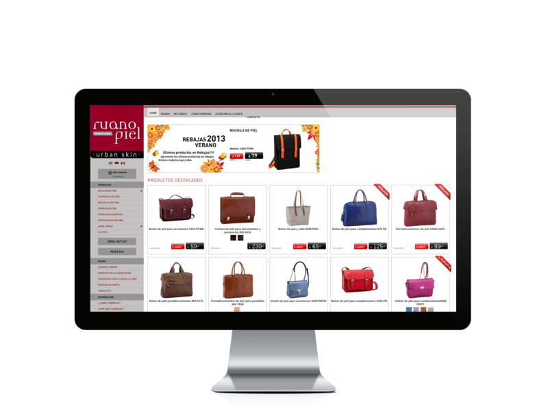 Web del cliente - ruanopiel.com