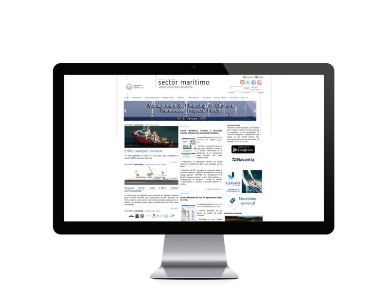 Web del cliente - sectormaritimo.com