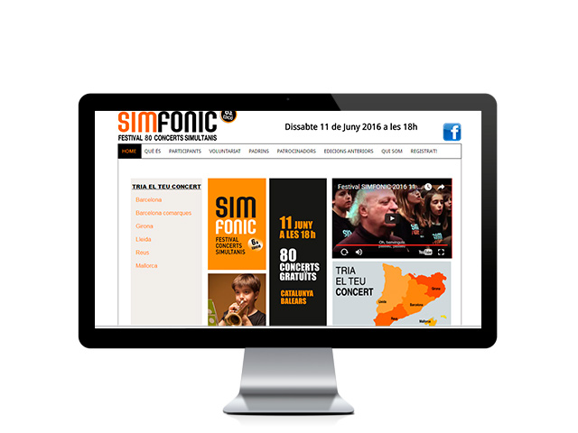 Web del cliente - simfonic.org