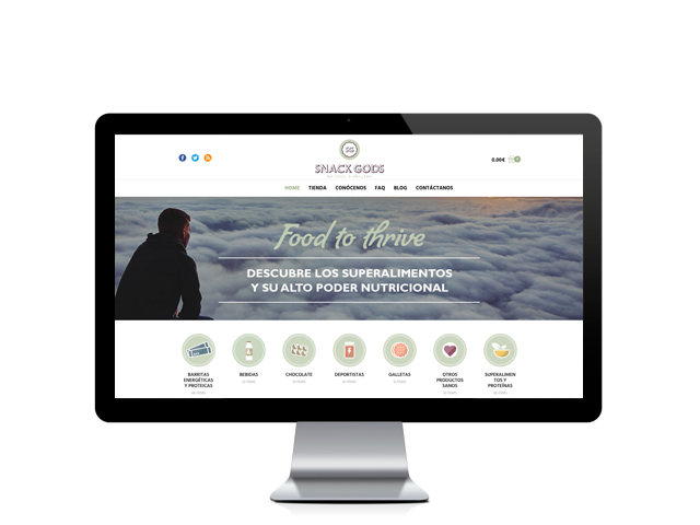 Web del cliente - snackgods.com