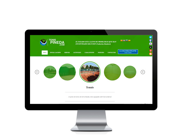 Web del cliente - tenispineda.com