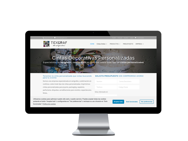 Web del cliente - texgraf.com
