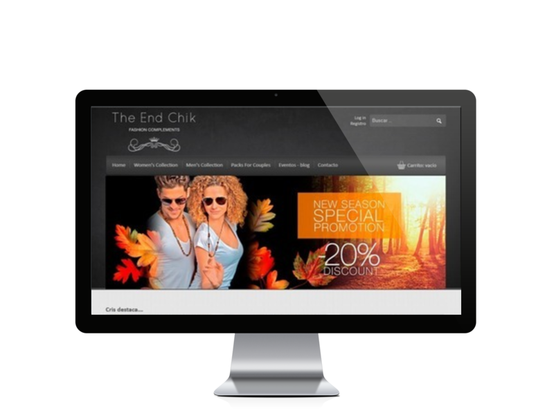 Web del cliente - theendchik.com