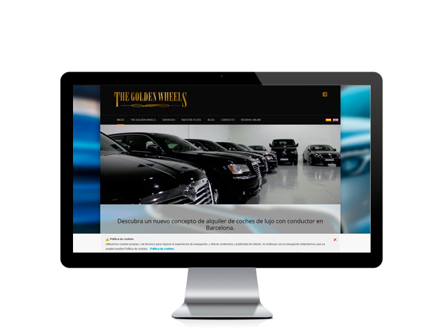 Web del cliente - thegoldenwheels.com