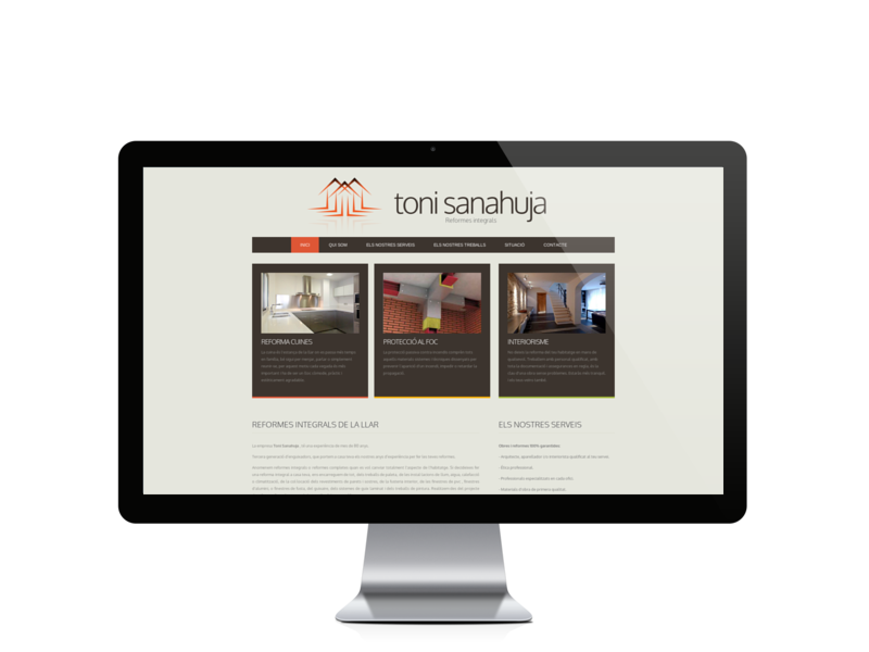 Web del cliente - tonisanahuja.com