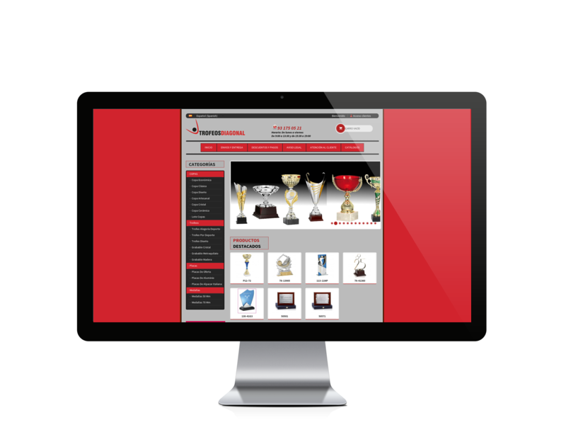 Web del cliente - trofeosdiagonal.com