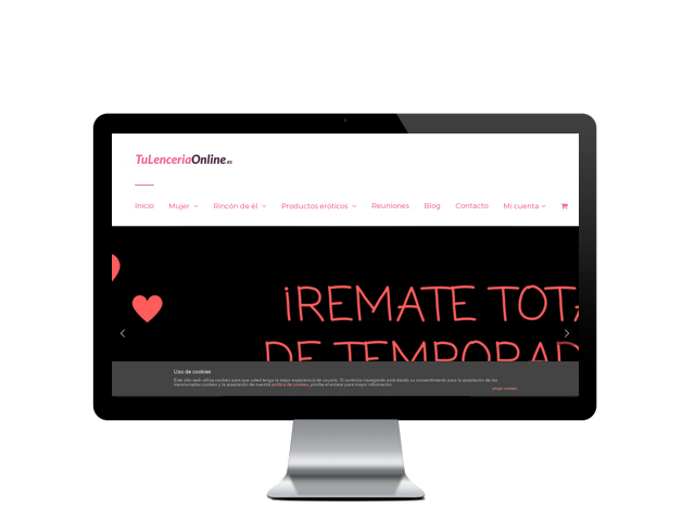 Web del cliente - tulenceriaonline.es