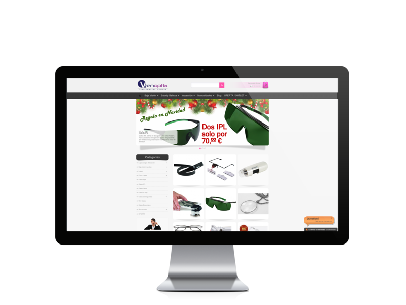 Web del cliente - venoptix.com