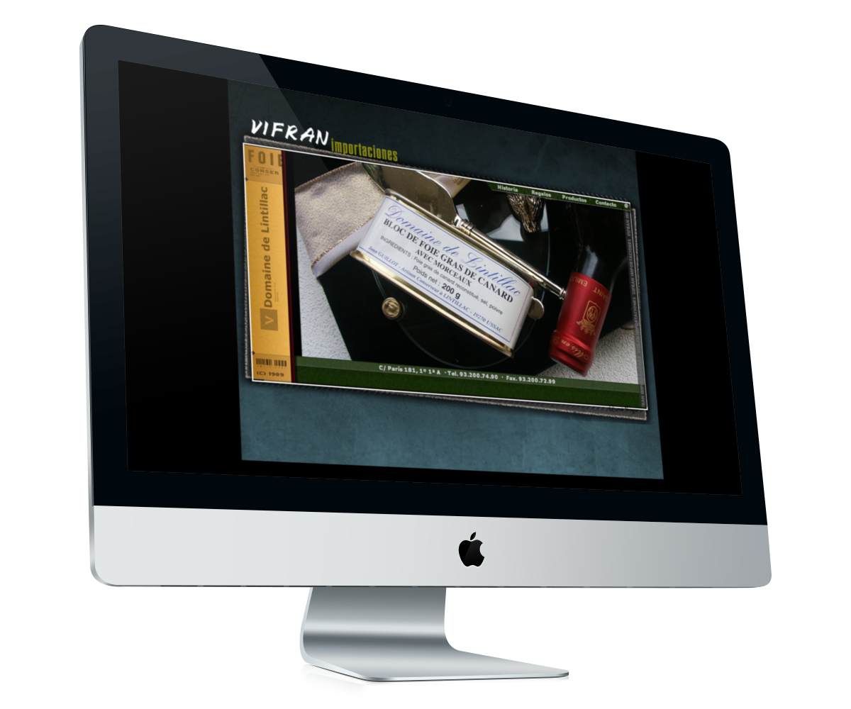 Web del cliente - vifranimportaciones.com
