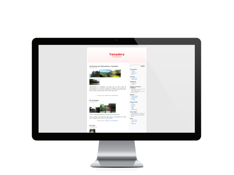 Web del cliente - yamadera.es